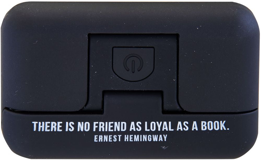 There Is No Friend As Loyal As A Book (Black) (Booklight)