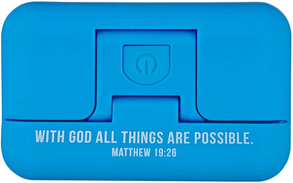 With God All Things Are (Blue) (Book Light)