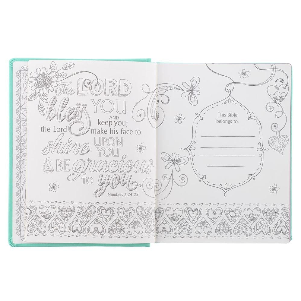 ESV My Creative Bible For Girls (Turquoise) (Imitation Leather Hardcover)