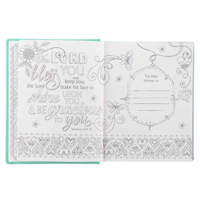 ESV My Creative Bible For Girls (Turquoise) (Imitation Leather Hardcover)