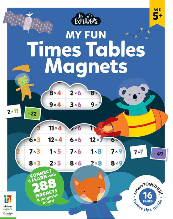 Junior Explorers Magnetic Books: Times Tables