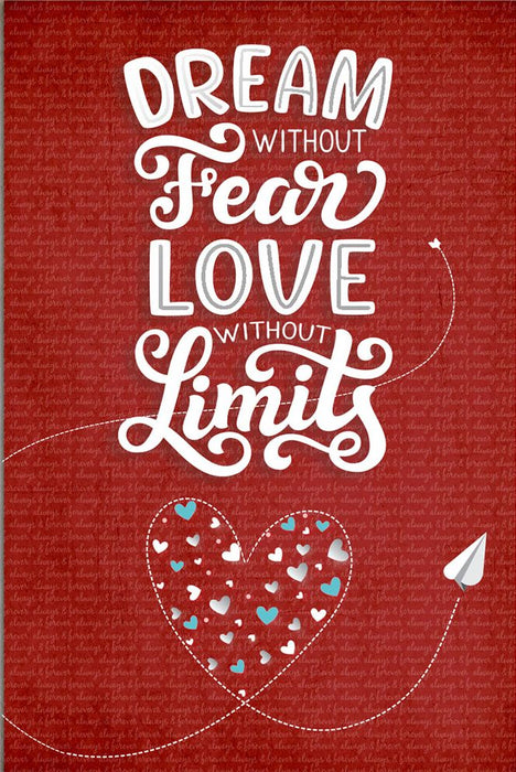 Dream Without Fear Live Without Limits (Flexcover Journal)