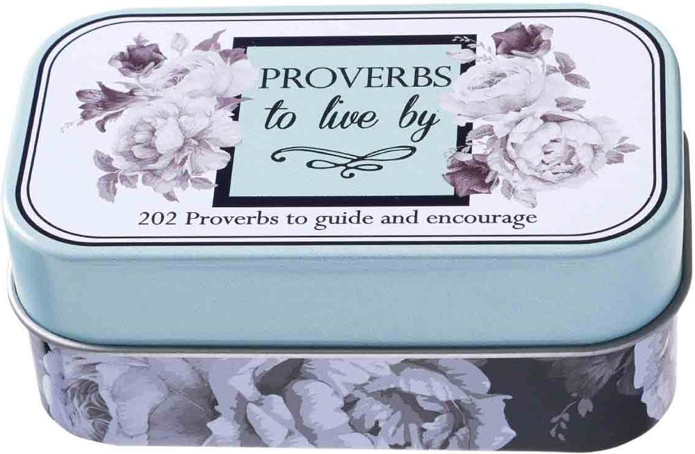 Proverbs To Live By (Cards In Tin)