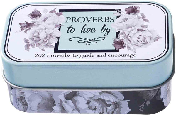 Proverbs To Live By (Cards In Tin)