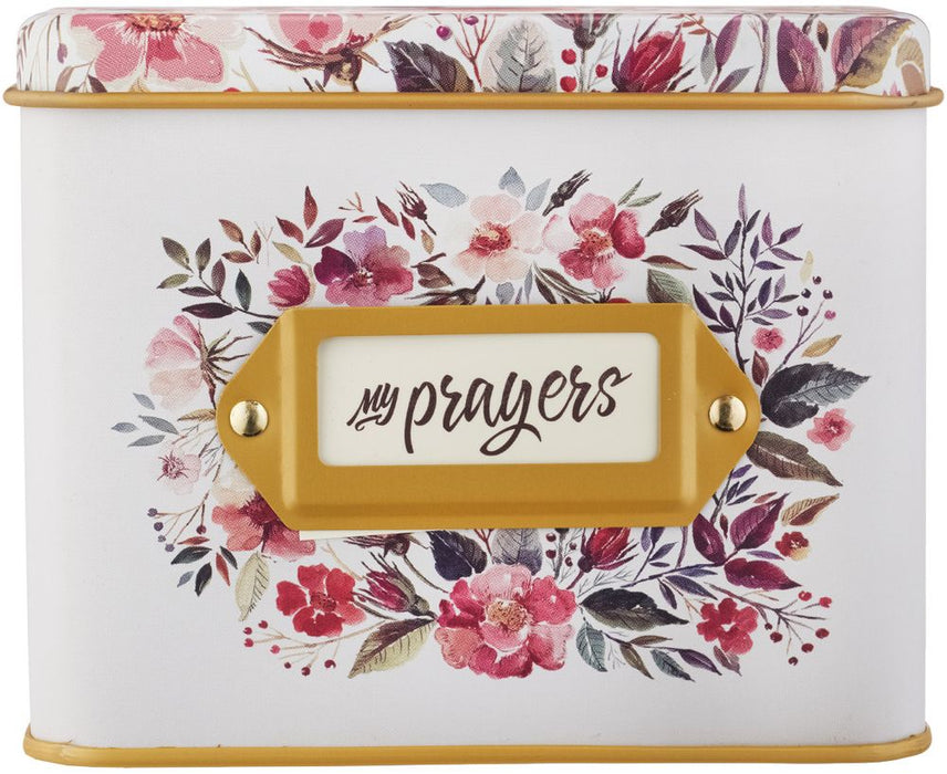 My Prayers Prayer Cards in Tin