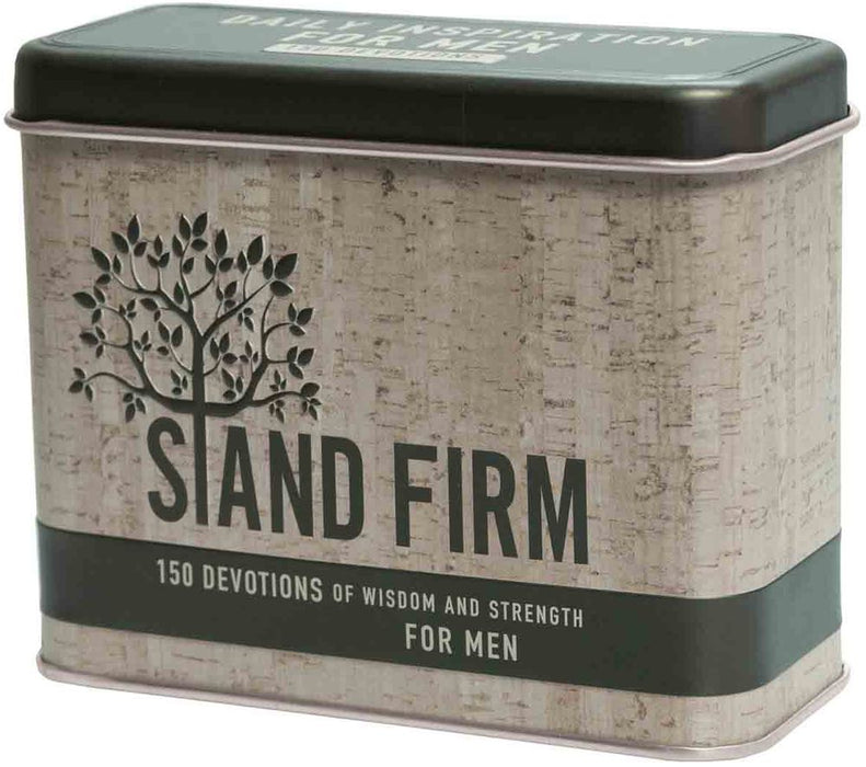 Stand Firm Cards In Tin