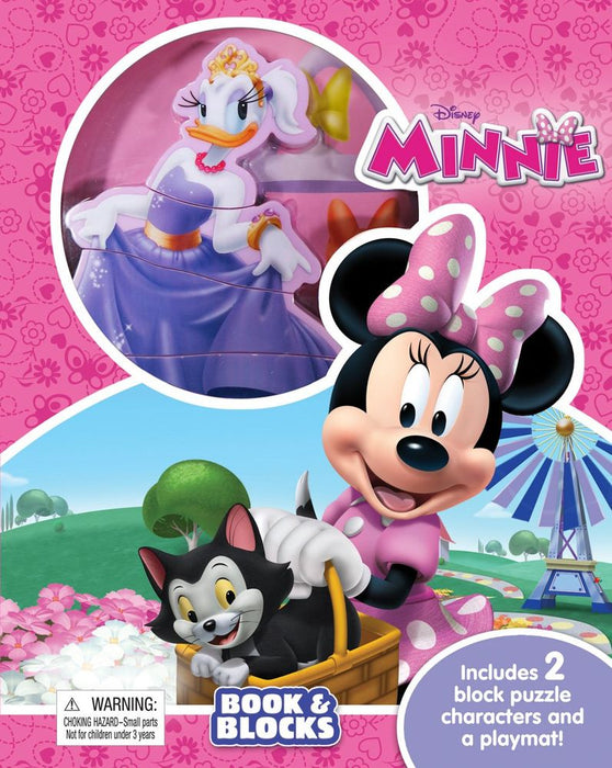 Disney Minnie: Book & Blocks (Board Book)