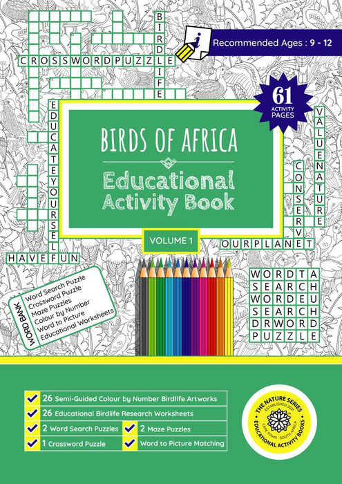 Birds of Africa Educational Activity Book (Paperback)
