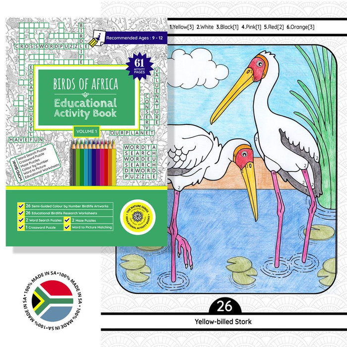 Birds of Africa Educational Activity Book (Paperback)