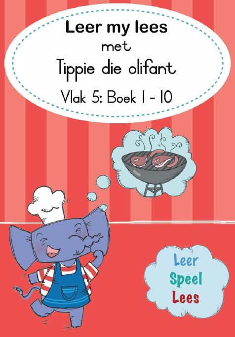 Leer my lees met Tippie die Olifant: Vlak 5 Boek 1-10 (Boekpak) (Paperback)
