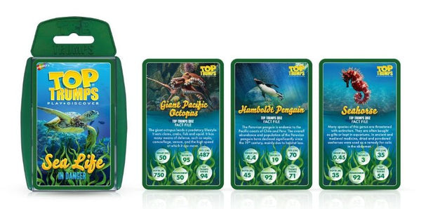Top Trumps: Sea Life in Danger (Card Game)