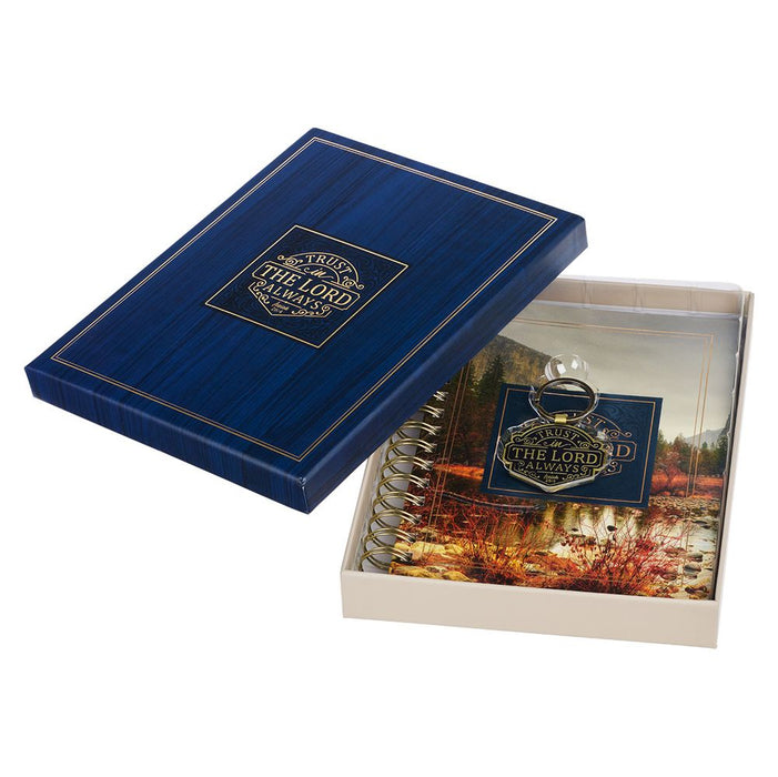 Trust In The Lord Gift Set (Journal / Keyring Boxed Set)