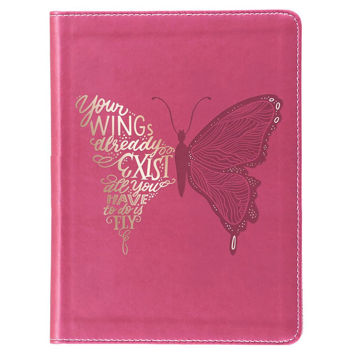 Butterfly (Pink) (Faux Leather Journal)