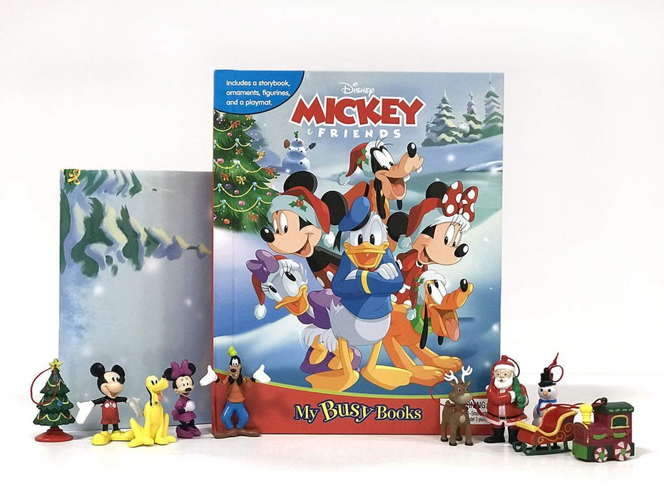 Disney Mickey's Christmas My Busy Book (Board book)