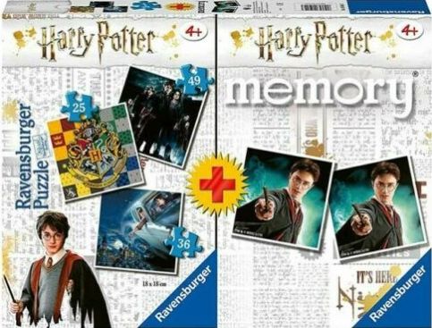 3-in-1 Puzzle Memory Game: Harry Potter