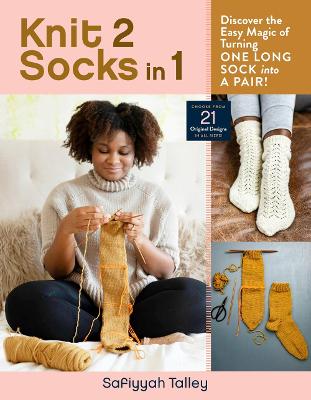 Knit 2 Socks in 1: Discover the Easy Magic of Turning One Long Sock into a Pair!