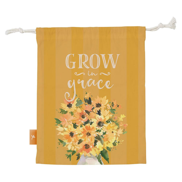 Grow In Grace (Large Drawstring Bag)