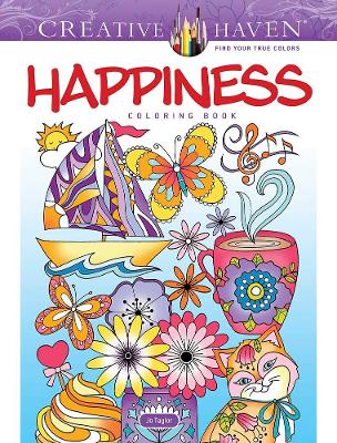 Creative Haven Happiness Coloring Book (Paperback)