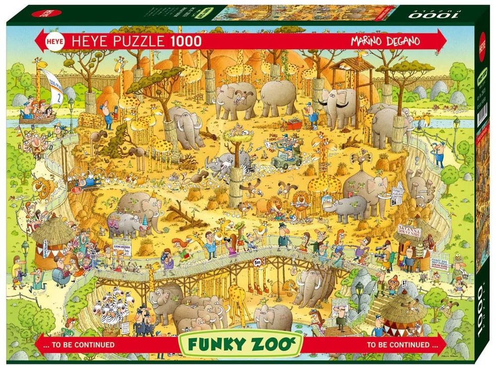 African Habitat 1000 Piece Puzzle