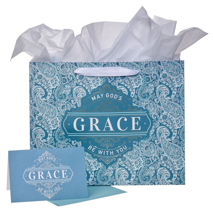 God's Grace Paisley (Gift Bag With Card)