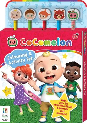 COCOMELON 5 PENCIL SET COLOURING And ACTIV