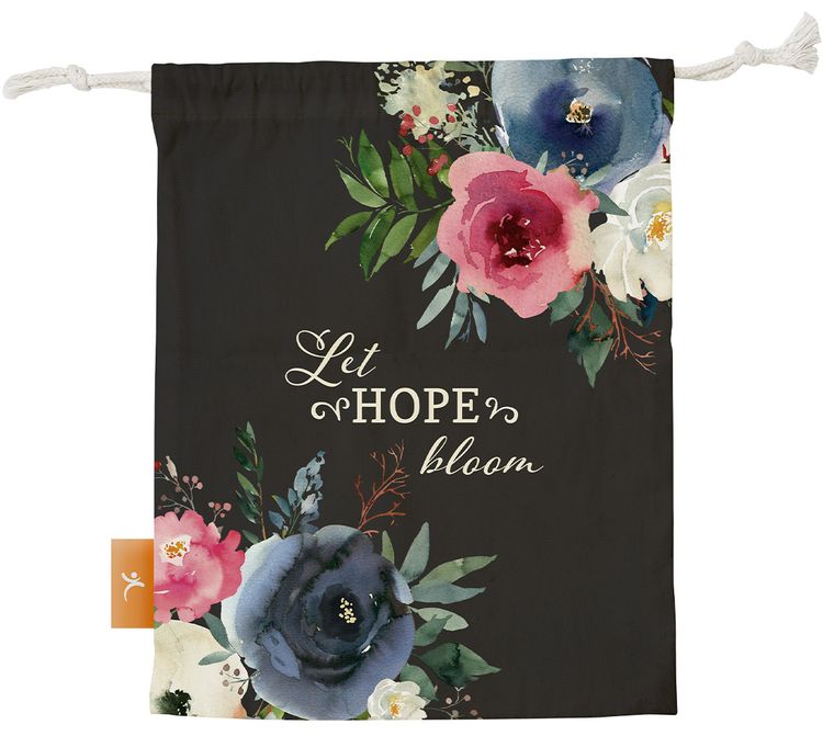 Let Hope Bloom (Small Drawstring Bag)