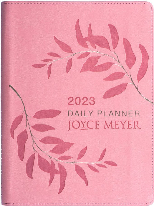 Daily Planner 2023 Joyce Meyer A5 With Zip (Rose) (Imitation Leather)