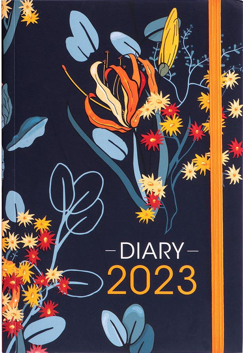 Diary 2023 A5 (Fynbos Print) (Paperback)