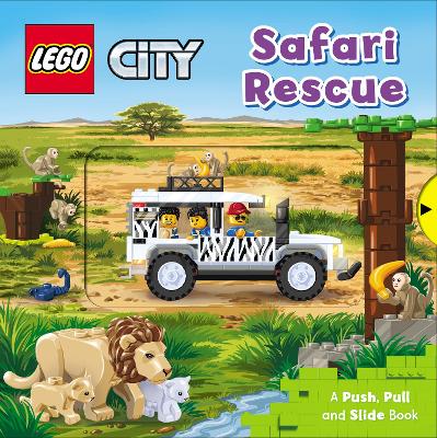 LEGO City: Safari Rescue Push Pull Slide (Board Book)