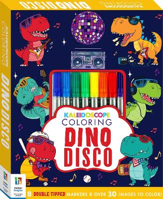 Kaleidoscope Coloring Kit Dino Disco