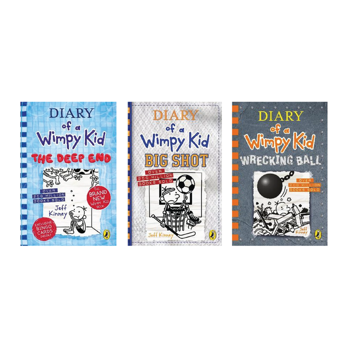 Diary of a Wimpy Kid 3 Book Bundle (Hardcover)