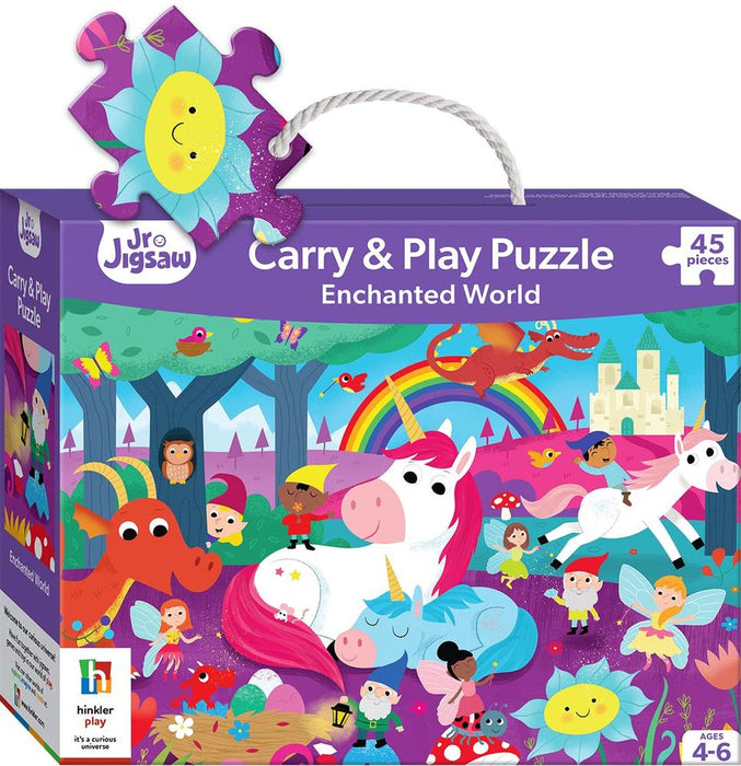 Junior Jigsaw Carry & Play: Enchanted World