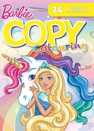 Barbie Copy Colouring Book (Paperback)