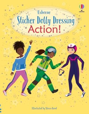 Sticker Dolly Dressing: Action! (Paperback)