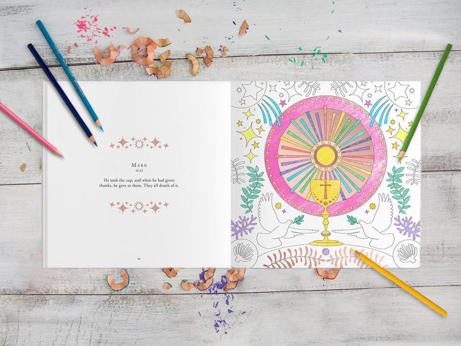 Color and Praise: A Biblical Coloring Book for Rejoicing and Reflection