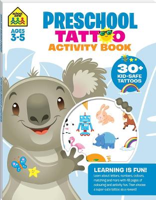 Preschool Tattoo Activity Book