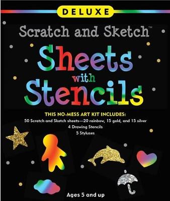 Deluxe Scratch & Sketch Sheets with Stencils