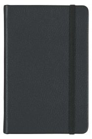 Leatherpress (Midnight Black) Pocket Notebook (Genuine Leather) (Inspire Collection)