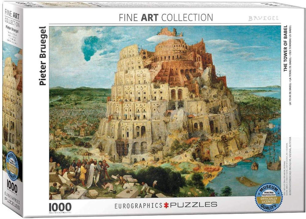 Tower of Babel / Pieter Bruegel - 1000pc Jigsaw Puzzle