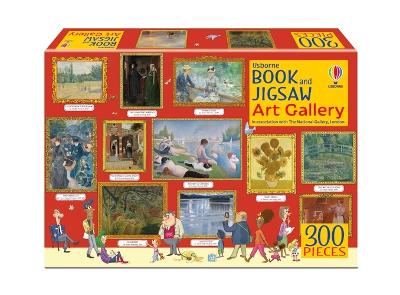 Usborne Book And 300 Piece Jigsaw: Art Gallery