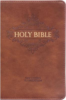 NLT Compact Bible With Zip Brown (Imitation Leather)