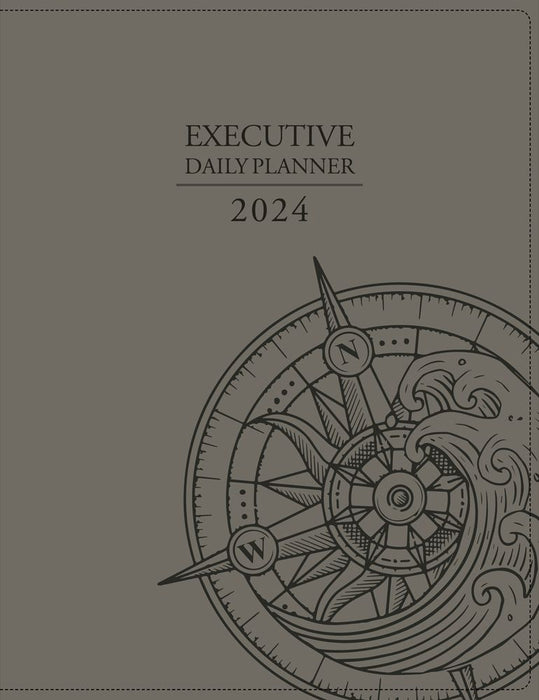 Daily Planner 2024 Executive (Imitation Leather)