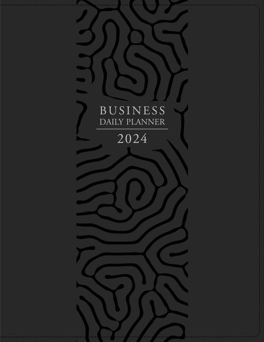 Daily Planner 2024 Business (Imitation Leather)