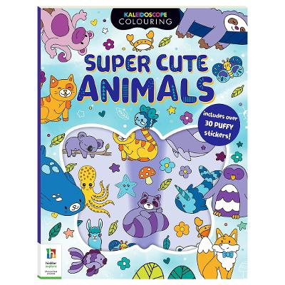 Kaleidoscope Colouring Scented Stickers Super Cute Animals (Paperback)