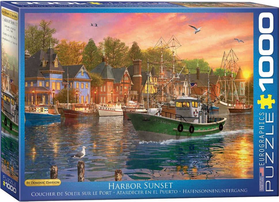 Eurographics Harbour Sunset 1000 PC Puzzle