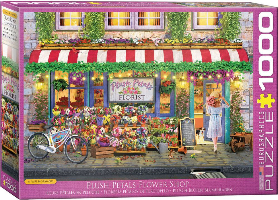 Normand: Plush Petals Florist - 1000pc Jigsaw Puzzle