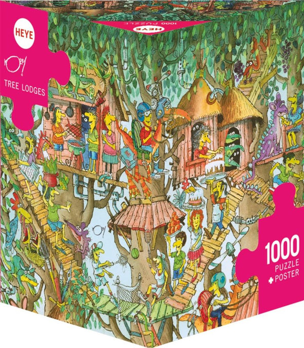 Tree Lodges 1000 Piece Puzzle