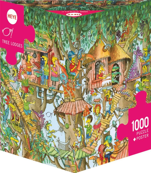 Tree Lodges 1000 Piece Puzzle