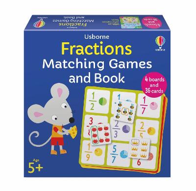 Usborne Fractions: Matching Games and Book