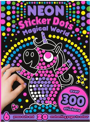 Neon Dots of Fun: Magical Stickers